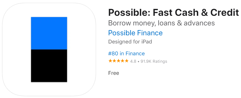 Possible Finance: Fast Cash & Credit