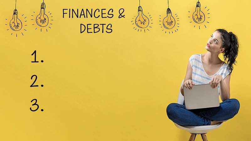 focus on one debt at a time to pay off debt