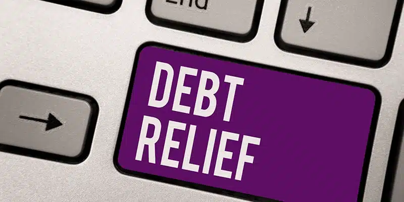 how to get debt relief before you divorce